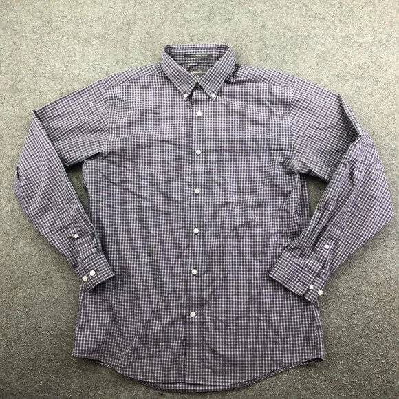 Eddie Bauer Shirt Mens Medium Cotton Flannel Lot Of 4 Button Up Relaxed Fit - Picture 6 of 9